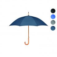 Paraplu RPET | Houten steel | 58 cm