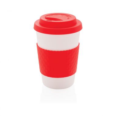 Rode Herbruikbare koffiebeker | 270 ml