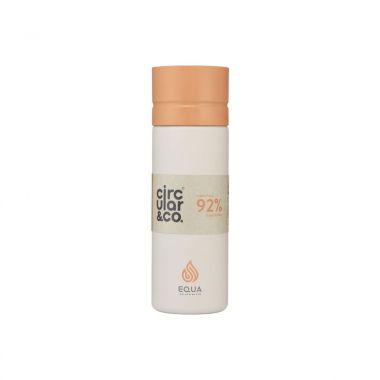 Grijs / oranje Circular&Co | Reusable Bottle | 600 ml