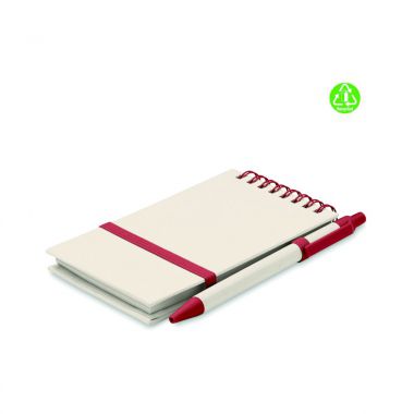 Rode Gerecycled melkpak notitieboekje | A6