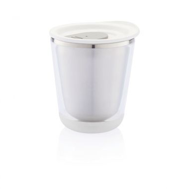 Wit /  grijs Koffiebeker | Recyclebaar | 227 ml