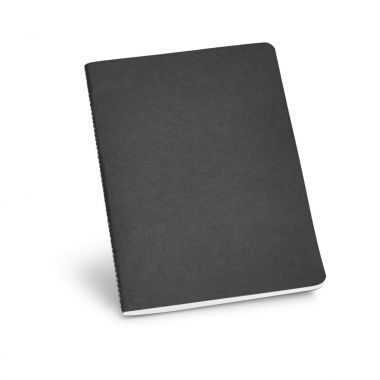 Zwarte Gerecycled notitieboekje | Kleurrijk