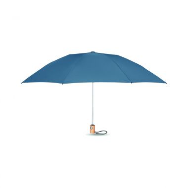 Blauwe Opvouwbare paraplu | RPET