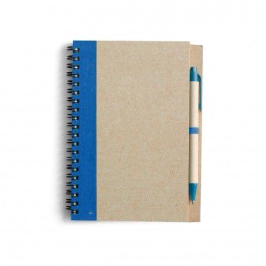 Lichtblauwe Notitieboekje milieuvriendelijk